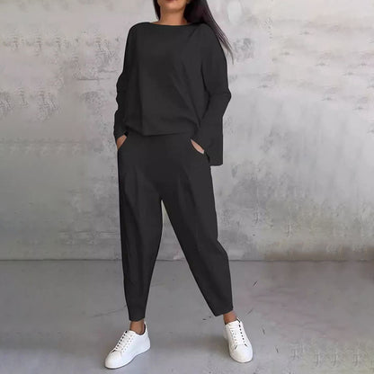 💖【S–3XL】Nov bombažni komplet za pomlad in jesen 2025 · Preprost in udoben