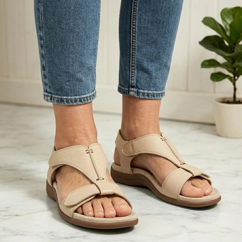 👡 Dámske sandále L–4XL – zapínanie na suchý zips, pohodlné, veľké veľkosti, platba na dobierku a doprava zdarma