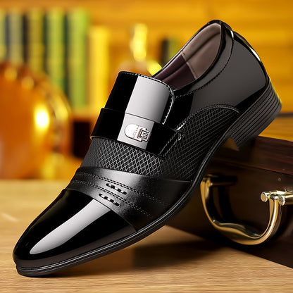✨🔥【38-48】Zapatos de cuero para hombre 2025 – Hechos a mano, estilo empresarial y cómodo