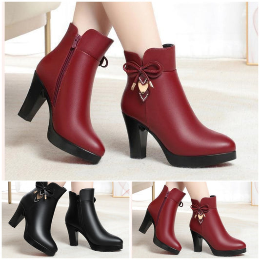 🔥【34-41】Nový model na trhu – módní a elegantní dámské boty z pravé kůže