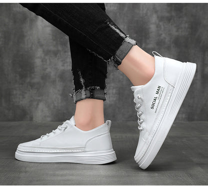 ✨【39-44】2025 Νέα δερμάτινα χαμηλά casual sneakers