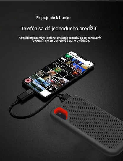 🔥【32TB】Prenosný pevný disk s veľkou kapacitou – Vysoká rýchlosť【Posledný deň –50 %】