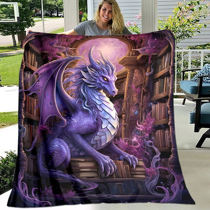 🤩🔥Umělecky potištěná měkká flanelová deka – příjemná, hřejivá a vhodná jako bytová dekorace【70cm x 100cm】