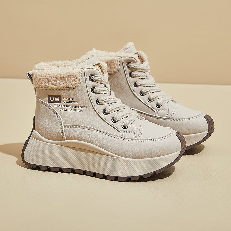 🔥【Promocja sezonowa -50%】🥰 Damskie zimowe buty sportowe wysokie, ocieplane
