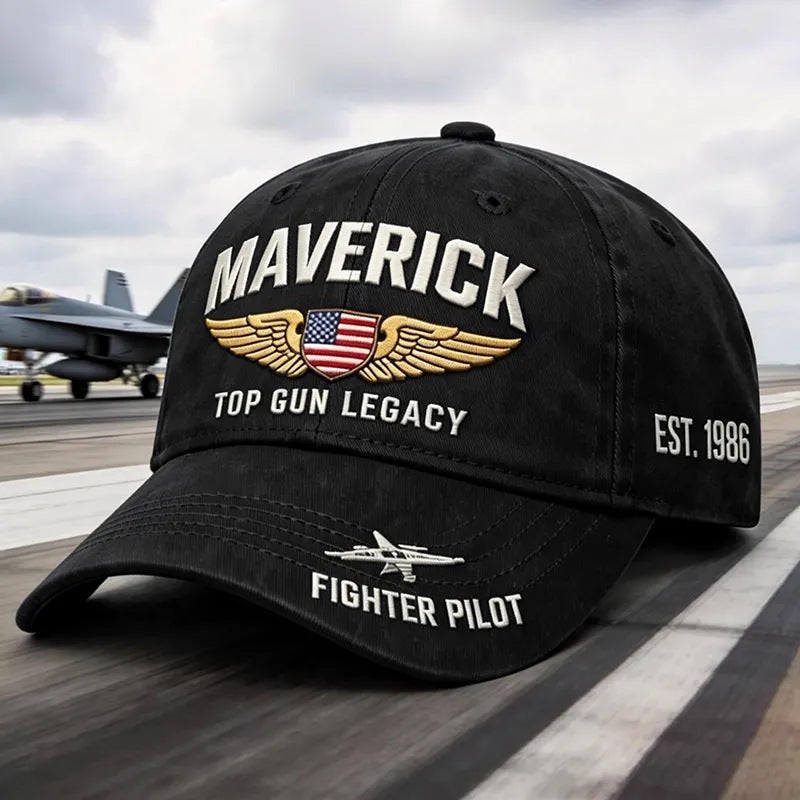🧢✈️Ta regulowana czapka z daszkiem inspirowana lotnictwem myśliwskim to idealny wybór dla miłośników samolotów bojowych.