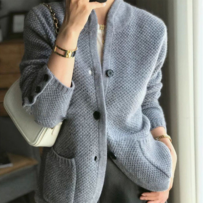 ✨【Omejena ponudba 50% popust】Francoski elegantni kašmirski plašč, lahek, topel in univerzalen