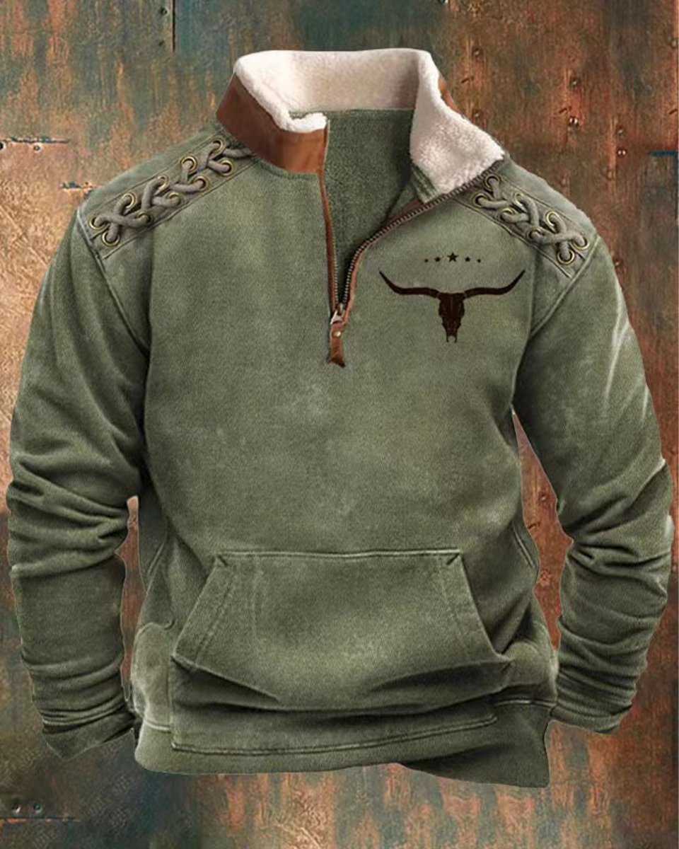 🔥【35% KEDVEZMÉNY】【S–4XL】Divatos férfi 3D pulóver – Meleg és kényelmes