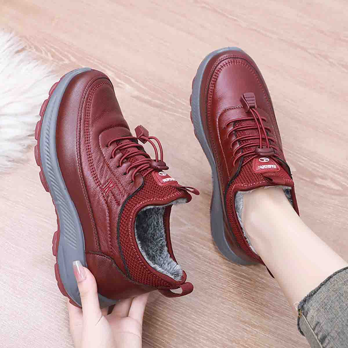 🌈⛄【35-41】Nowe damskie buty sportowe, miękka podeszwa, wygodne, wykonane ze skóry naturalnej, na jesień i zimę