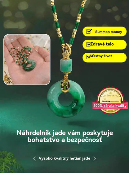 HORÚCI VÝPREDAJ 2026 🔥 Modlitebná pracka z pravého nefritu Hetian ✅ prírodný kameň ✅ Ručné leštenie ✅ Energetická harmonizácia