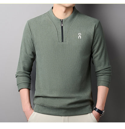 🔥 【M-4XL】Nová módna mikina z hrubého flisu s bleskom do polovice