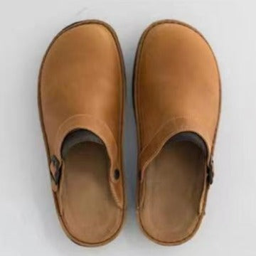 👍😎【38–48】Kvalitné pánske kožené šľapky · Mäkké, pohodlné a odolné · 40% zľava + doprava zdarma