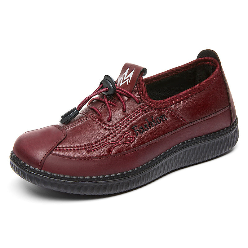 🔥【35-41】Zimné mäkké kožené dámske topánky · Ľahké a pohodlné na celodenné nosenie · Protišmyková podošva · -50 % + rýchle doručenie