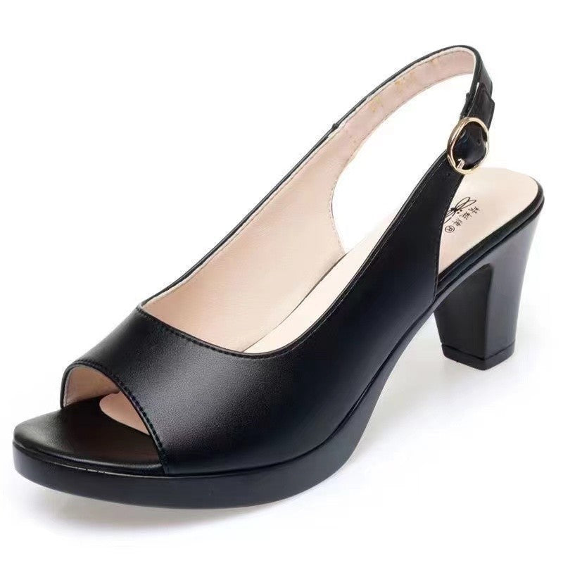 👡2025🎀 nové elegantné vysoké podpätky sandále s otvorenou špičkou