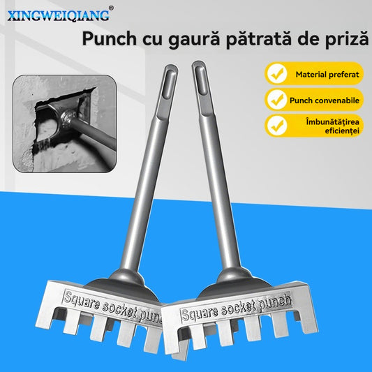 💥 Perforare rapidă pentru priză pătrată