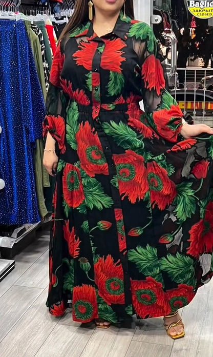 🥻✨【S-5XL】🌹Nové šaty Dahlia z roku 2025, elegantné a krásne