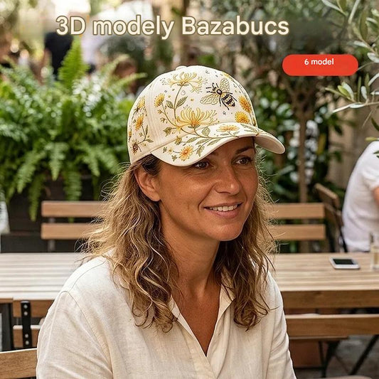 🧢Módna prémiová šiltovka s 3D výšivkou, ochranou pred slnkom a tienením