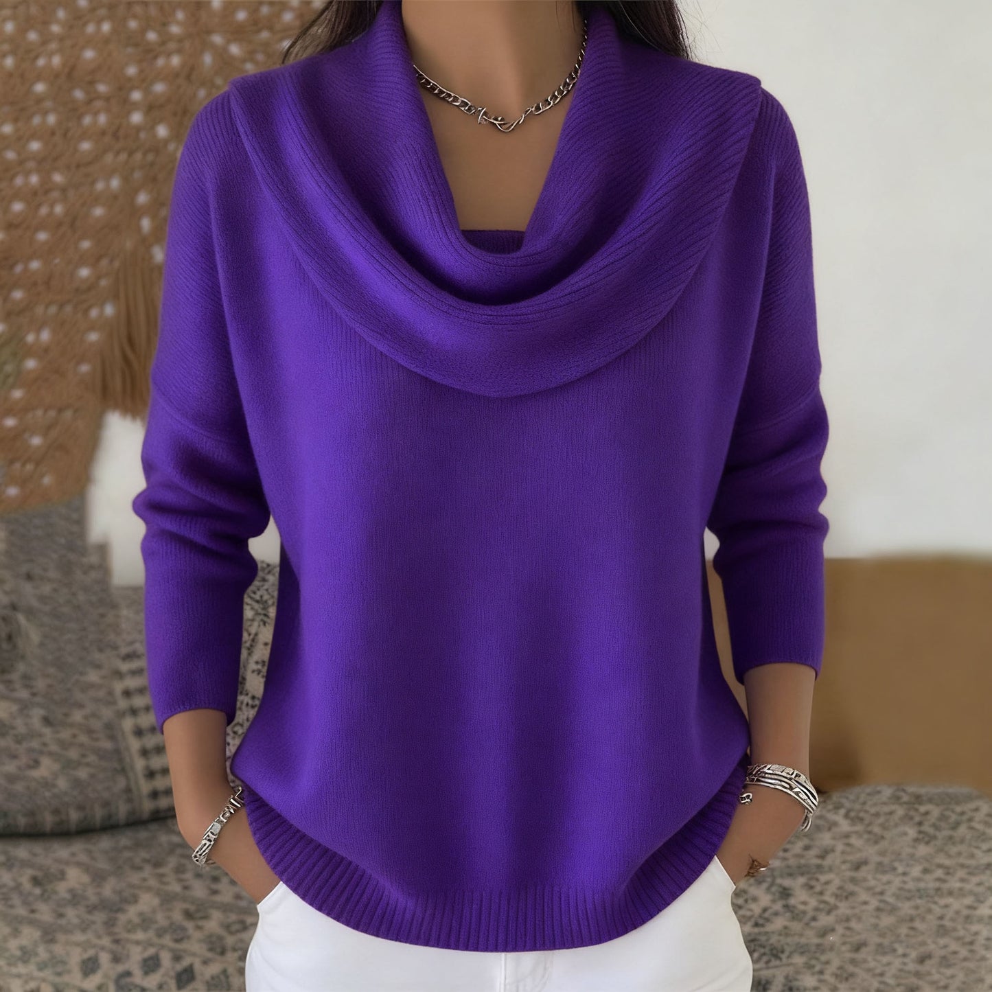 🔥【S–3XL】Nowy jednokolorowy sweter na jesień/zimę 2025 · Miękki i ciepły · -50% + szybka dostawa
