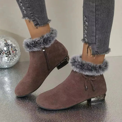🔥【Promocja】Miękkie skórzane botki na średnim obcasie – eleganckie, wygodne i idealne na jesień i zimę