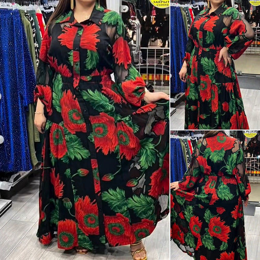 🥻✨【S-5XL】🌹Nové šaty Dahlia z roku 2025, elegantné a krásne