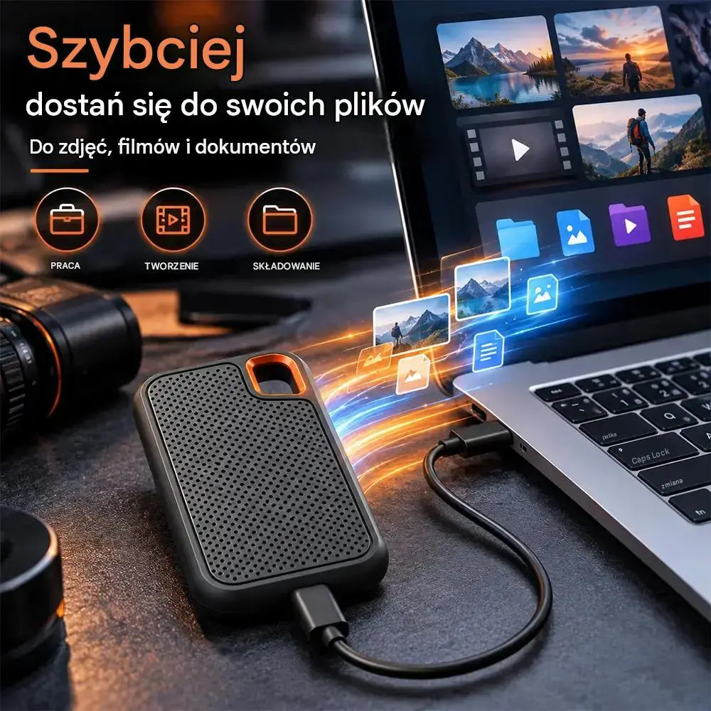 【Ostatni dzień 🔥50% zniżki】💥【8TB】 Szybki, mobilny dysk twardy o dużej pojemności
