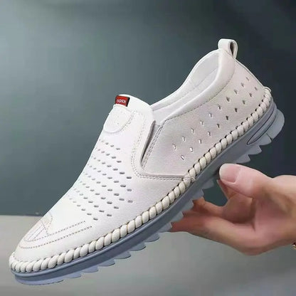 👟【Darmowa wysyłka】Ręcznie wykonane skórzane męskie buty outdoorowe casual