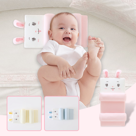 👶🎁【Promoție specială】【0–1 an】Pernă ortopedică pentru bebeluși – anti-înclinare, protecție delicată a capului 💗✨