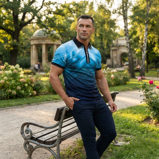 😎 【S-6XL】✨taniej | Męska koszulka polo z krótkim rękawem 2026. Nadaje się do pracy i odpoczynku