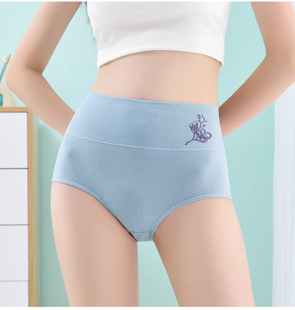 💖【Sada 6 ks】🎁 [40–100 kg] Bavlněné tvarovací kalhotky s vysokým pasem – Skvělá nabídka