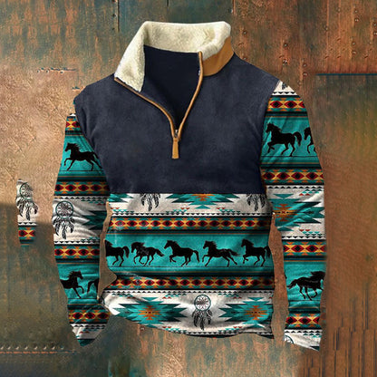 👕🔥【50% ZĽAVA】【S-4XL】2025 Moderná pánska jesenná a zimná mikina s 3D potlačou a teplým materiálom