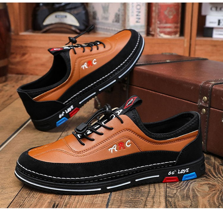 🔥🔥【39–48】【Nueva colección – precio promocional】Zapatos de negocios para hombre de cuero impermeable – Suela suave, cómodos para todo el día