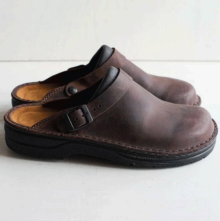 👍😎【38–48】Kvalitné pánske kožené šľapky · Mäkké, pohodlné a odolné · 40% zľava + doprava zdarma