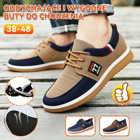 🔥HOT SALE🔥【39-44】2026 Casual oddychające buty z płótna dla mężczyzn