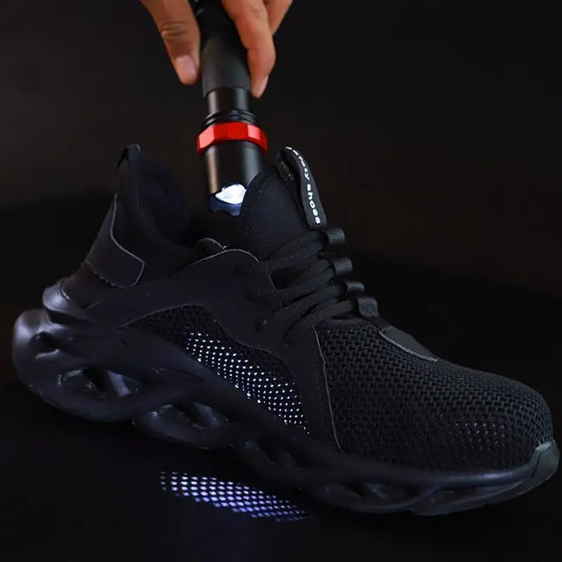 💥【39-48】👍Męskie buty robocze oddychające, antypoślizgowe i odporne na przebicie