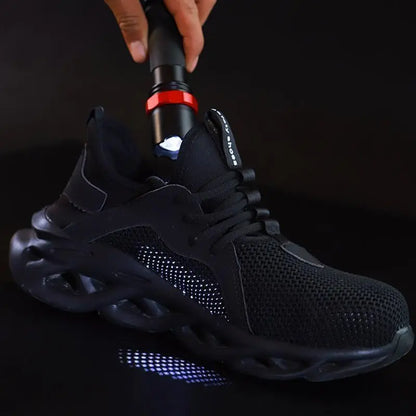 💥【39-48】👍Męskie buty robocze oddychające, antypoślizgowe i odporne na przebicie