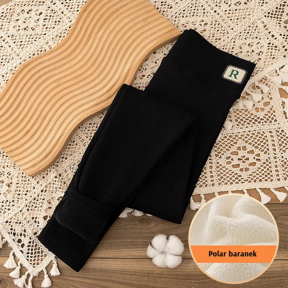 ✨【M-XXL】Ocieplane legginsy damskie na jesień i zimę – grube, ciepłe i z wysokim stanem