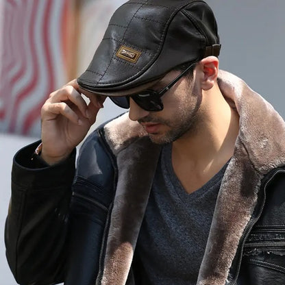 💥【Novinka 2025】Pánska kožená baretka – retro štýl, pohodlná a kvalitná · 50% zľava + doprava zdarma