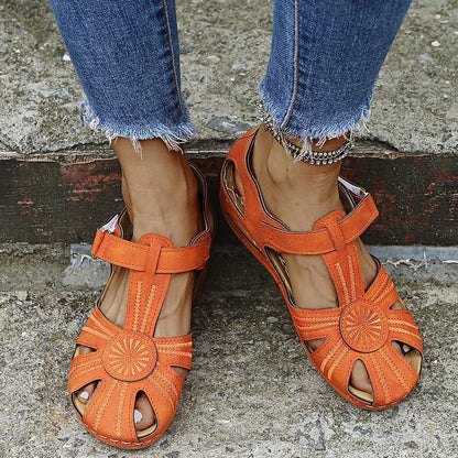 ✨🩰【Oferta sezonowa】【35-43】Sandały rzymskie damskie – wygodna miękka skóra, płatność przy odbiorze