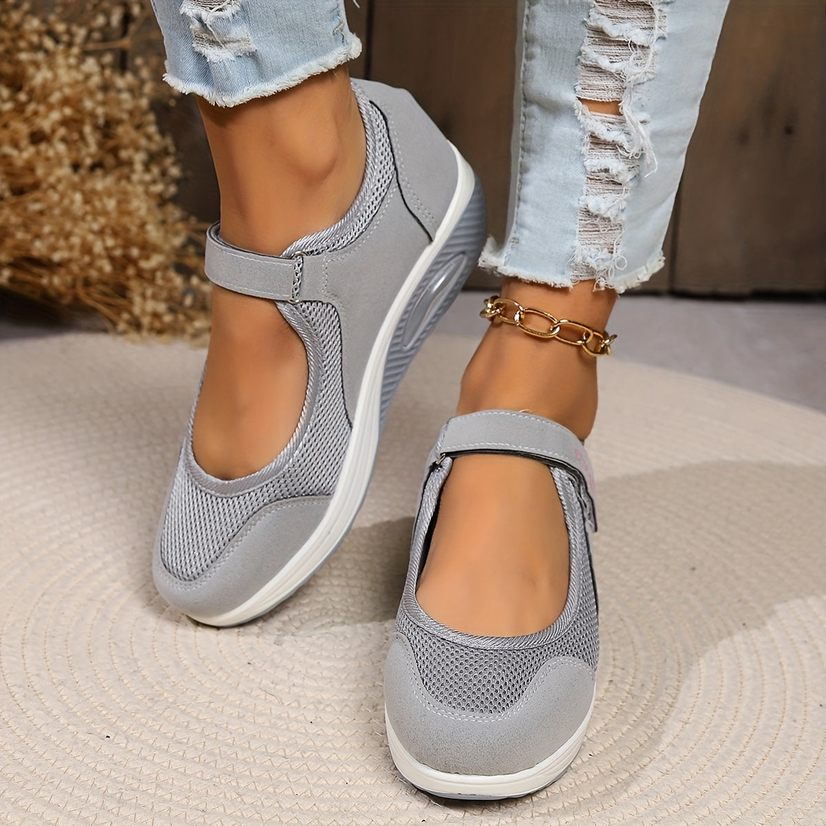 🥿👍【Descuento limitado】🤩✨【35-43】Zapatillas deportivas 2025 con malla transpirable y suela con cámara de aire – Súper ligeras y cómodas