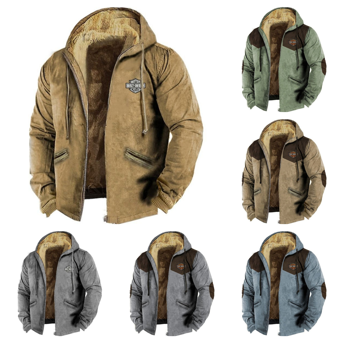 【M-5XL】Nova modna muška jesensko-zimska široka baršunasta jakna za 2025 godinu