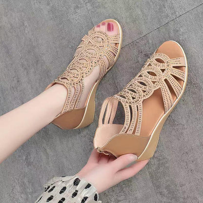 🔥👡【Ofertă specială】【35-42】Sandale de damă noi, la modă, în culori solide – Stil modern 2025 🌟 Confort și eleganță pentru vară 💃✨【Stoc limitat】