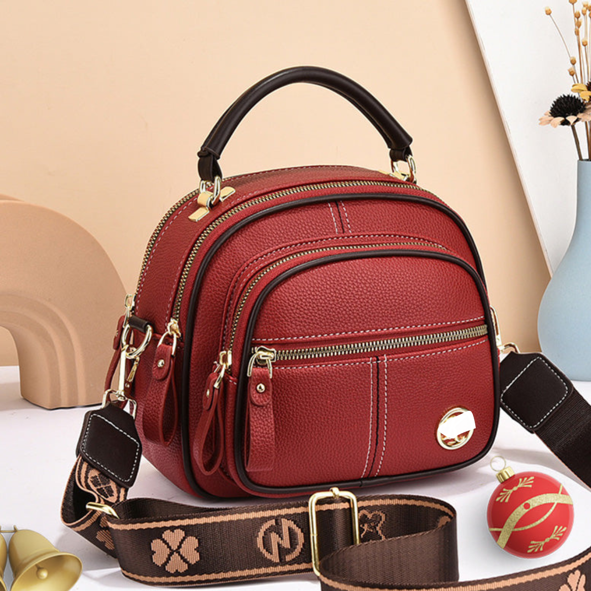 💟【50% DESCUENTO】👜2025 Nuevo bolso pequeño cuadrado portátil de gran capacidad / bolso bandolera
