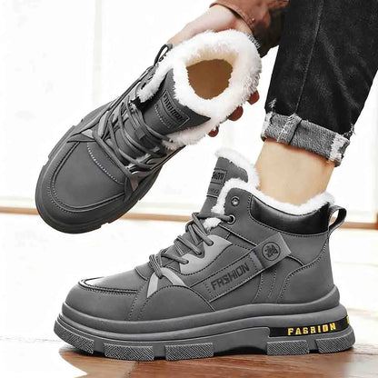 🔥👞【39-44】2026 nowe męskie zimowe, pogrubione, aksamitne, ciepłe buty Martin