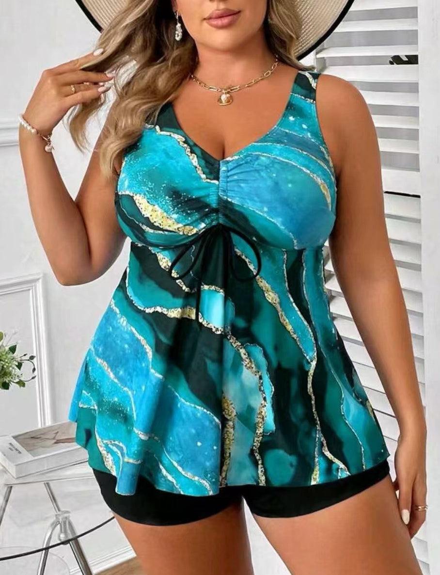 🏖️👙【S-5XL】Stylowy kostium kąpielowy z nadrukiem Duży wybór rozmiarów  Modny wzór
