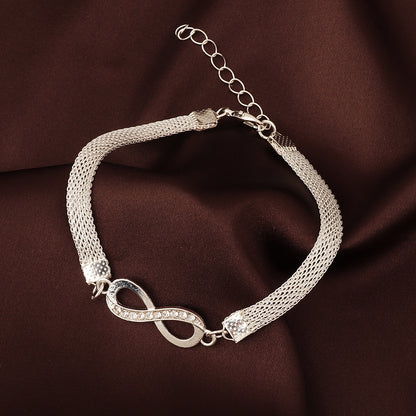 ✨🎁【Compra uno, llévate otro gratis】【2 pulseras】Pulsera de la suerte para mujer – Plata 925, elegante y de calidad