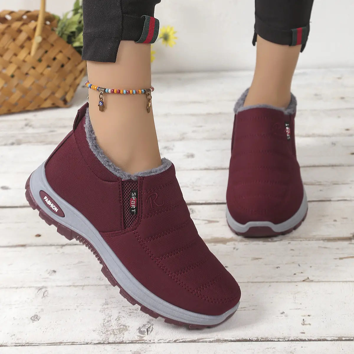❄️👟【Rozmiary 36-46】2026 Proste, casualowe, ciepłe bawełniane buty zimowe