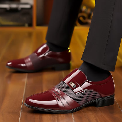 ✨🔥【38-48】Zapatos de cuero para hombre 2025 – Hechos a mano, estilo empresarial y cómodo