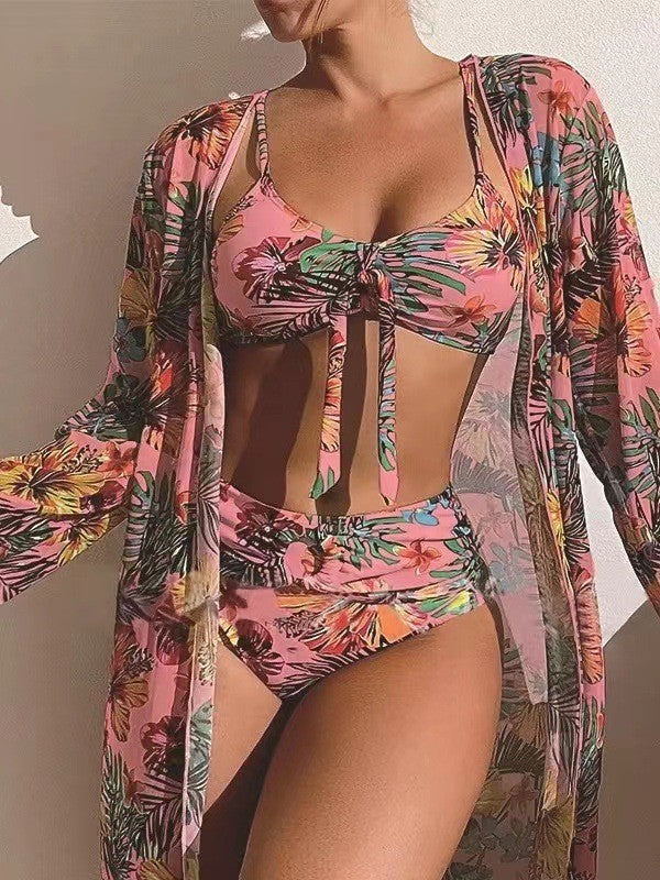 👙☀️【S-2XL】✨2025 Nový 🌴 Třídílný Set Plavek – Stylový a Pohodlný 💦