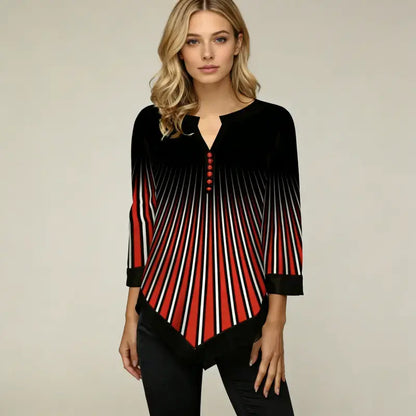 🍂【S–5XL】Modna damska koszula we wzory na jesień i zimę