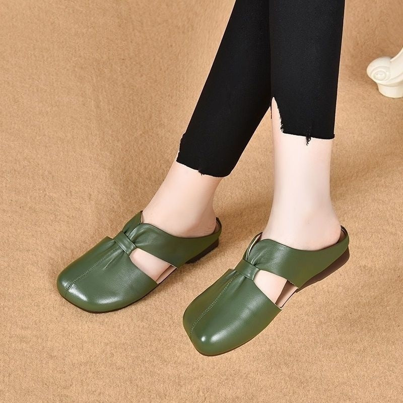 👡✨【Oferta specială】【Mărimi mari】Papuci de casă 2025 cu vârf închis și talpă moale – confort absolut pentru fiecare zi 【Stoc limitat】