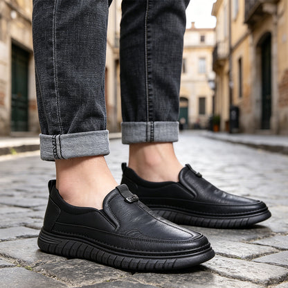👍【39-44】Casualowe buty skórzane, miękka podeszwa, antypoślizgowe